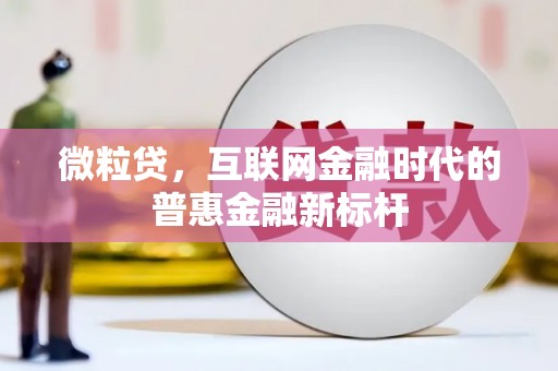 宜秀微粒贷，互联网金融时代的普惠金融新标杆