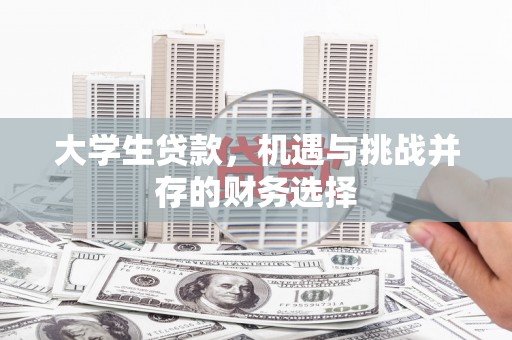 宜秀大学生贷款，机遇与挑战并存的财务选择