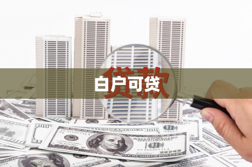 宜秀白户可贷