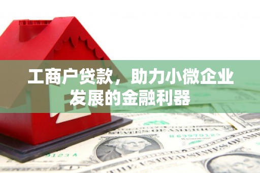 宜秀工商户贷款,助力小微企业发展的金融利器 宜秀工商户贷款,助力小微企业发展的金融利器