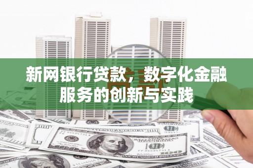 宜秀新网银行贷款，数字化金融服务的创新与实践