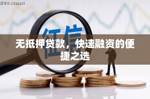 宜秀无抵押贷款，快速融资的便捷之选