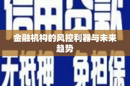 宜秀金融机构的风控利器与未来趋势