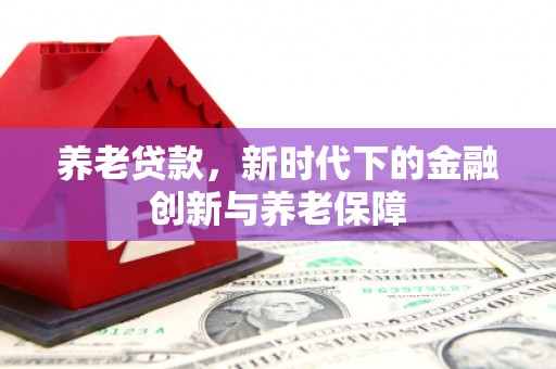 宜秀养老贷款，新时代下的金融创新与养老保障