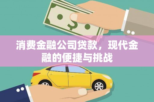 宜秀消费金融公司贷款，现代金融的便捷与挑战