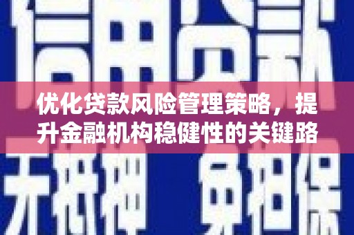 宜秀优化贷款风险管理策略，提升金融机构稳健性的关键路径