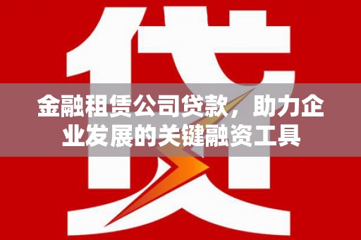 宜秀金融租赁公司贷款，助力企业发展的关键融资工具