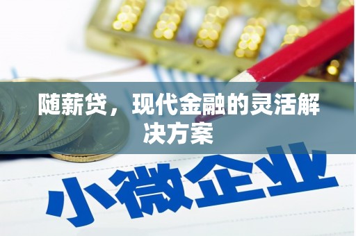 宜秀随薪贷，现代金融的灵活解决方案