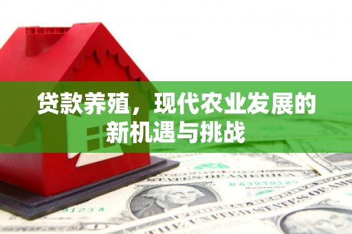 宜秀贷款养殖，现代农业发展的新机遇与挑战