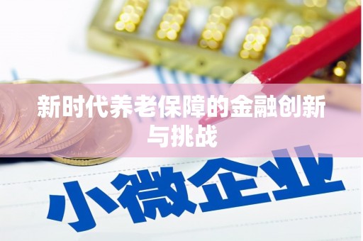 宜秀新时代养老保障的金融创新与挑战