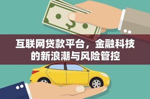 宜秀互联网贷款平台，金融科技的新浪潮与风险管控