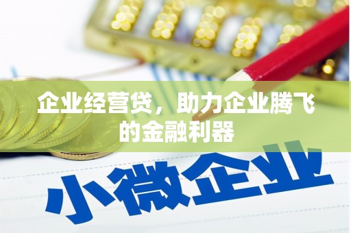 宜秀企业经营贷，助力企业腾飞的金融利器