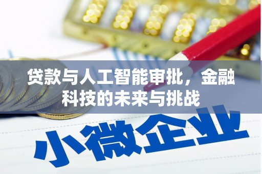 宜秀贷款与人工智能审批，金融科技的未来与挑战