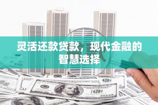 宜秀灵活还款贷款，现代金融的智慧选择