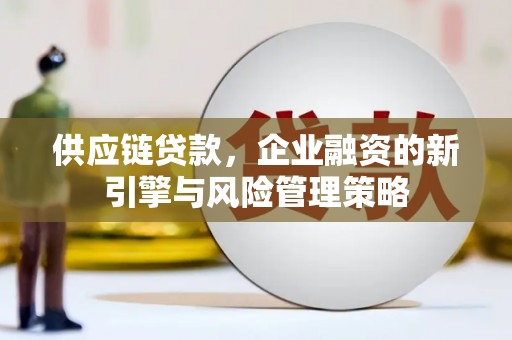 宜秀供应链贷款，企业融资的新引擎与风险管理策略