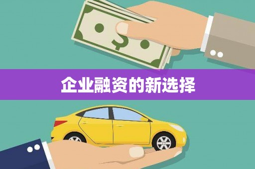 宜秀企业融资的新选择