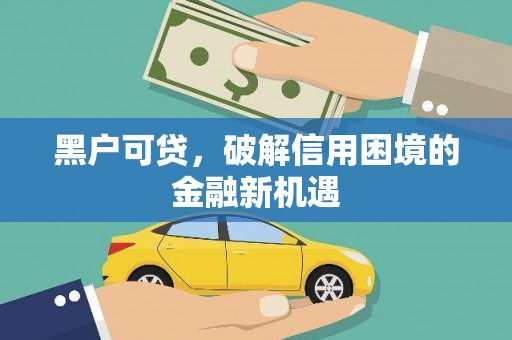 宜秀黑户可贷，破解信用困境的金融新机遇